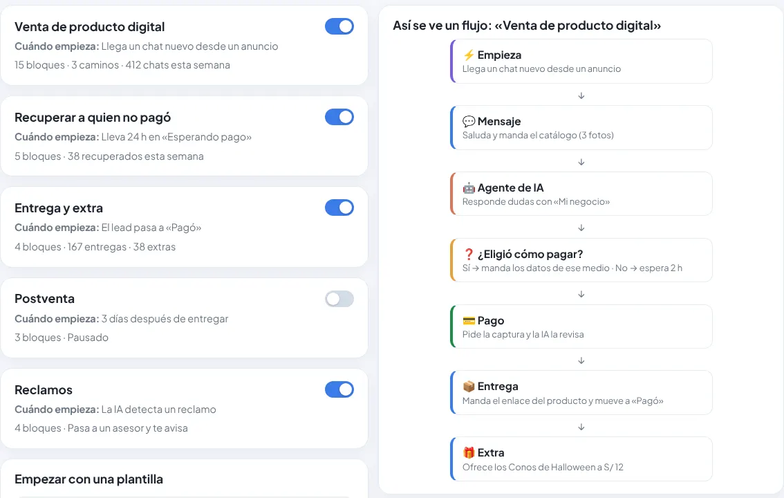 Arma tus respuestas sin programar